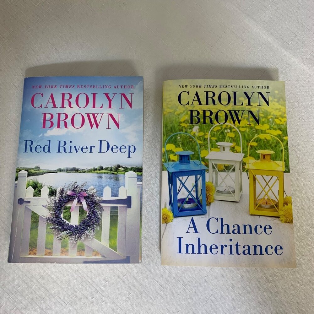 Carolyn Brown 2-Book Set: Red River Deep" & A Chance Inheritance Romance Novel